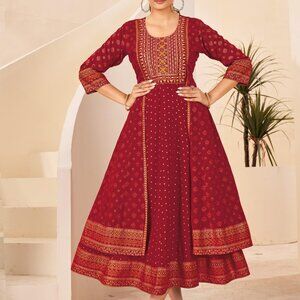 ANARKALI STYLE WOMEN KURTI